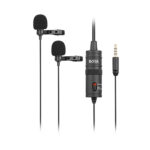 BOYA BY-M1DM Dual Omnidirectional Lavalier Microphone