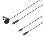 BOYA BY-M2 Digital Omnidirectional Lavalier Microphone with Detachable Lightning Cable (iOS)
