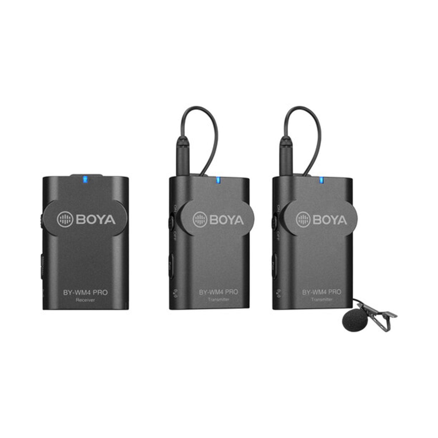 BOYA BY-WM4 PRO-K2 Two-Person Digital Camera-Mount Wireless Omni Lavalier Microphone System (5) BOYA BY-WM4 PRO-K2 Two-Person Digital Camera-Mount Wireless Omni Lavalier Microphone System - Image 1