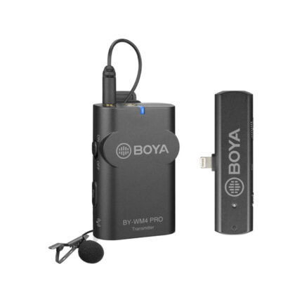BOYA BY-WM4 PRO-K3 Digital Wireless Omni Lavalier Microphone System for Lightning iOS Devices