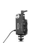 BOYA By-MA2 2-Channel On-Camera XLR Audio Mixer for DSLR, Mirrorless and Camcorders