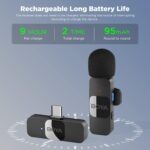 BOYA BY-V10 Ultracompact Wireless Microphone System with USB-C Connector for Mobile Devices (2.4 GHz) - Image 6