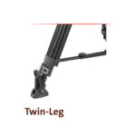 Cayer BF65LH Carbon Fiber Twin-Leg Professional Video Tripod with N15 Video Head - Image 5