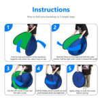 Collapsible Background Screen Double-Sided Green _ Blue 2-in-1 - Image 5