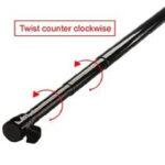 Cross bar pole 3m for Backdrop stand - Heavy duty - Image 3