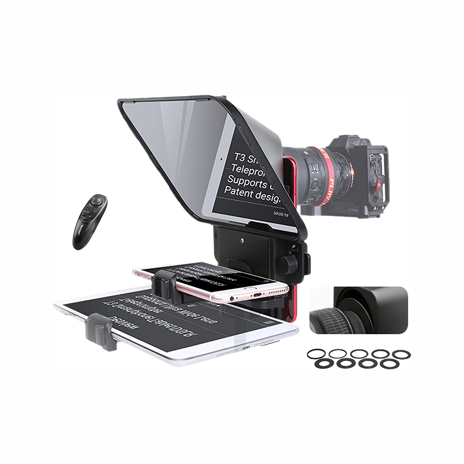 Desview T3 Portable Teleprmpter Kit 9 inch (1) Desview T3 Portable Teleprmpter Kit 9 inch - Image 1