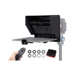 FeelWorld TP10 Portable Folding Teleprompter for Smartphone, Tablet, DSLR