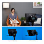 FeelWorld TP10 Portable Folding Teleprompter for Smartphone, Tablet, DSLR - Image 4