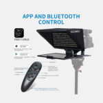 FeelWorld TP16 Folding Teleprompter with Remote Control for Tablets - Image 8