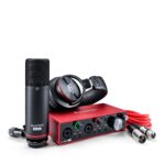 Focusrite Scarlett 2i2 Studio 2x2 USB Audio Interface with Microphone and Headphones (3rd Generation)