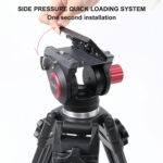 GVM Video Tripod with Fluid Head - Image 3