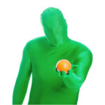 Green Chroma key Bodysuit Unisex Large size 170-180cm - Image 2