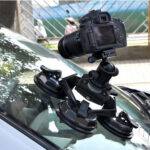 Heavy Duty 3-Suction Cup Car Mount for DSLR Camera - Image 3