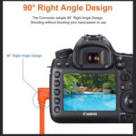 High speed type c to type c 90 degree angle adapter cable 5m - Image 6