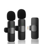 K9 Wireless Lavalier Microphone System 2 Mics for iPhone