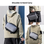 K&F Concept Alpha Camera Sling Bag (Silver, 10L) - Image 6