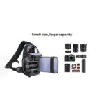 K&F Concept Camera Sling Bag (Black, 10L) - Image 4
