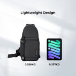 K&F Concept Camera Sling Bag (Black, 10L) - Image 12