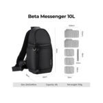 K&F Concept Camera Sling Bag (Black, 10L) - Image 5