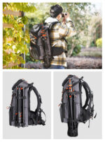 K&F Concept Outdoor Camera Backpack with Shoulder bag - Image 9