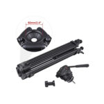 KINGJOY VT-2500 Video Tripod with Fluid Head - Image 3