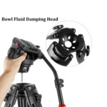 KINGJOY VT-3500 Video Tripod with Fluid Head VT- 3530 - Image 4