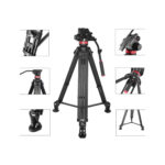 KINGJOY VT-3500 With Fluid Head VT - 3560 - Image 2
