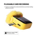 LENSGO 348C 1V1 Wireless Lavalier Microphone and Recorder System - Image 2