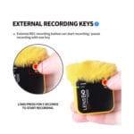 LENSGO 348C 1V1 Wireless Lavalier Microphone and Recorder System - Image 4