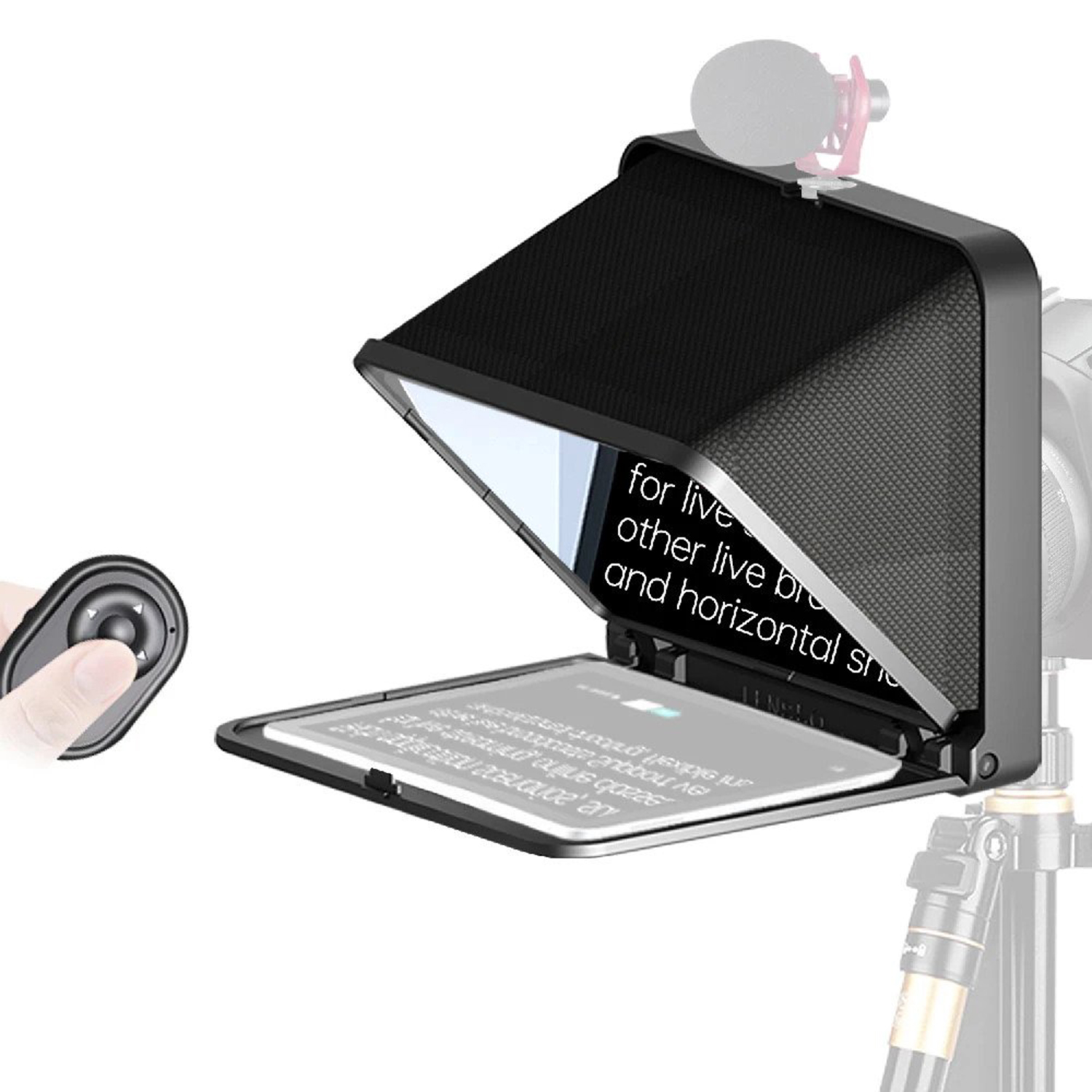LENSGO TC7 Teleprmpter Kit 8 inch (1) LENSGO TC7 Teleprmpter Kit 8 inch - Image 1