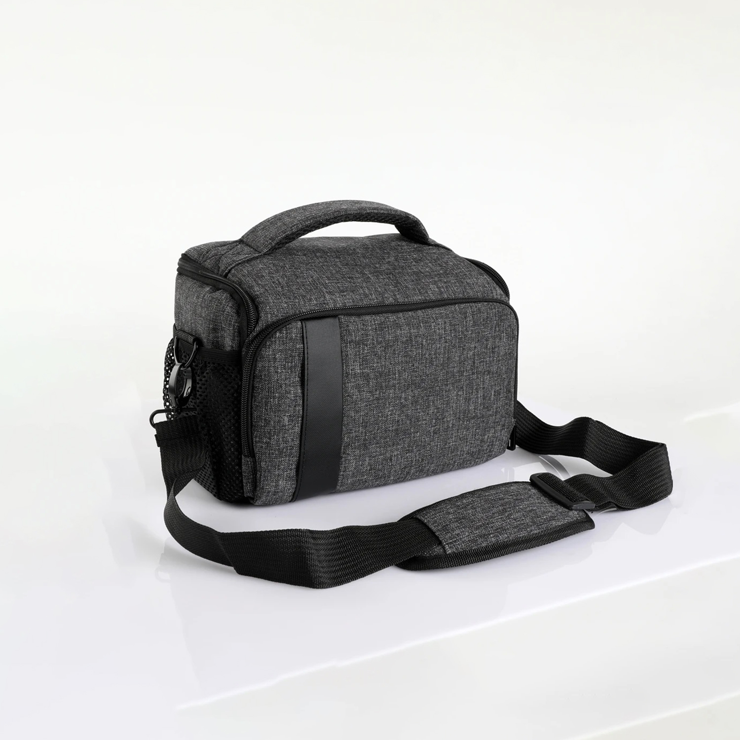 Professional Gray Shoulder Bag (13) Professional Gray Shoulder Bag - Image 1