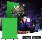 Professional Portable Green Chromakey Backdrop 1.5x2m - Image 6