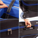 Qihe C-Stand Trolley Case Holds 3 Removable Base C-Stands - Image 8