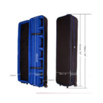 Qihe C-Stand Trolley Case Holds 3 Removable Base C-Stands - Image 6