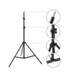 YouCumPortable Tripod Studio Light Stand 280 Cm– Black - Image 5