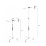 Qihe QH-S290CK Stainless Steel C-Stand - Image 3