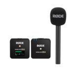 RODE Wireless GO II Single Wireless Microphone +RODE Interview GO Handheld Mic Adapter
