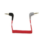 RODE SC7 3.5mm Right-Angle TRS to 3.5mm Right-Angle TRRS Coiled Adapter Cable for Smartphone