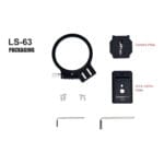 SUNWAYFOTO LS-63 Ring Lens Support with Plate Mount - Image 7
