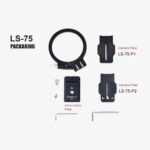 SUNWAYFOTO LS-75 Ring Lens Support with Plate Mount - Image 8