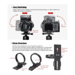 SUNWAYFOTO LS-75 Ring Lens Support with Plate Mount - Image 2