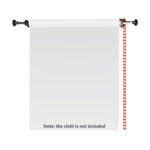 Single-Roller Wall Mounting Manual Background Support System - Image 4