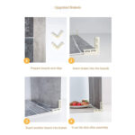 Solid PVC Board Waterproof Backdrop Double Sided 60x60cm - Image 2