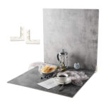 Solid PVC Board Waterproof Backdrop Double Sided 60x60cm