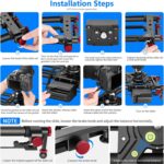 Sutefoto Carbon Fiber Camera Slider 120cm (Motorized)  with Bluetooth App control - Image 8