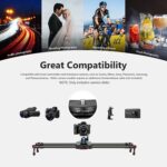 Sutefoto Carbon Fiber Camera Slider 120cm (Motorized)  with Bluetooth App control - Image 4