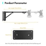 Triangle Wall Boom Stand J1300 Lenght 75-130cm - Image 2