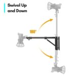 Triangle Wall Boom Stand J1300 Lenght 75-130cm - Image 4