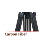 Cayer BF65LH Carbon Fiber Twin-Leg Professional Video Tripod with N15 Video Head - Image 4