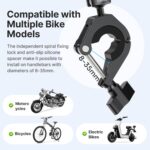 ULANZI Select Bike Mount with Silicone Spacer, Action Cam Adapter, and Long Thumb for G Camera - Image 5